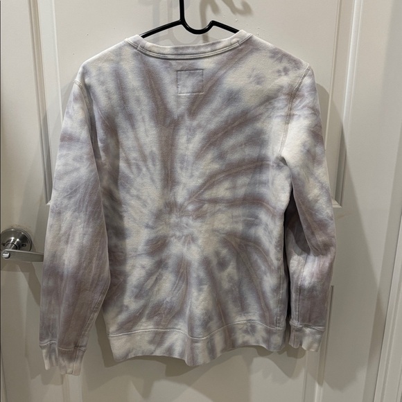 Abercrombie & Fitch Gray Tie-Dye Crewneck Sweatshirt Women’s XS - Picture 3 of 3